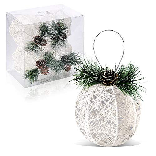 LFDecor 24 Pieces Christmas Balls Ornaments Xmas Tree Balls Suit for Holiday Wedding Party Decoration Pink LFDecor 24 Pieces Christmas Balls Ornaments Xmas Tree Balls Suit for Holiday Wedding Party Decoration Pink